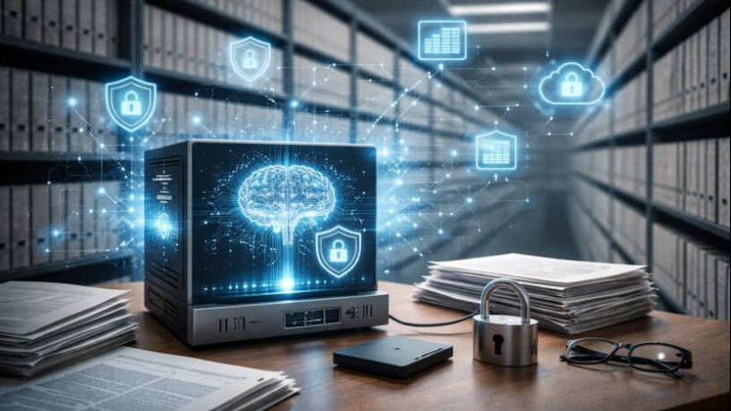 Riscos na inteligência artificial e acervos documentais mitigados com a Dataeasy.